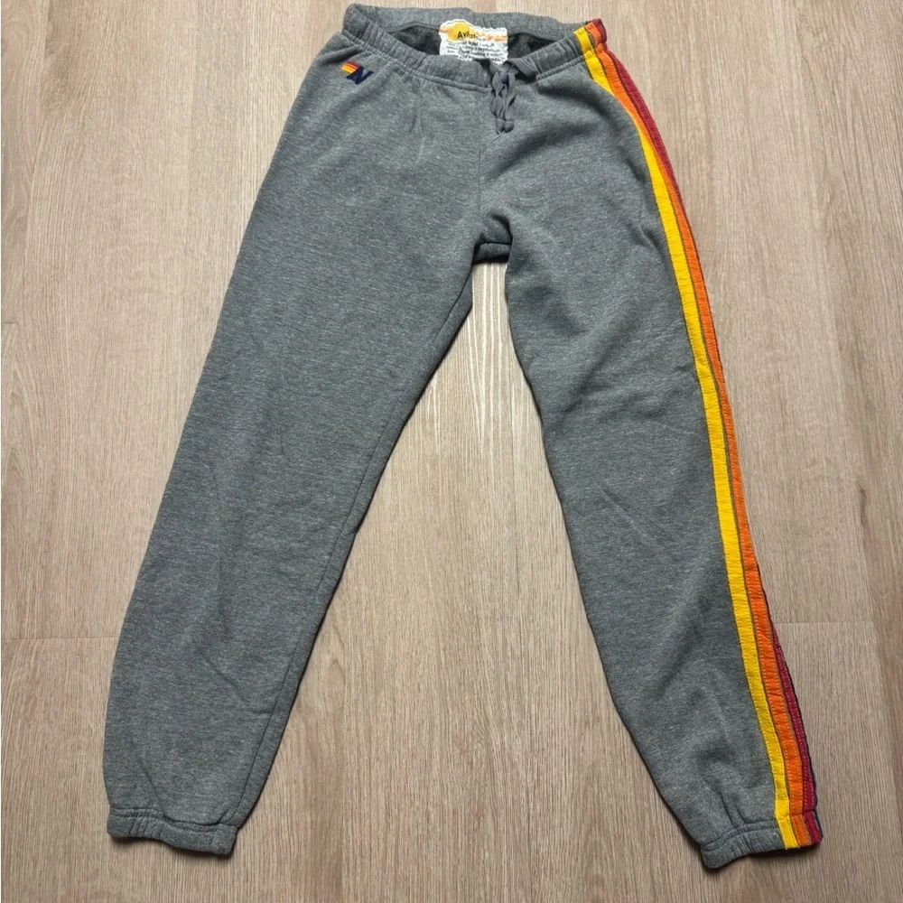 5 STRIPES AVIATOR NATION - HEATHER GREY